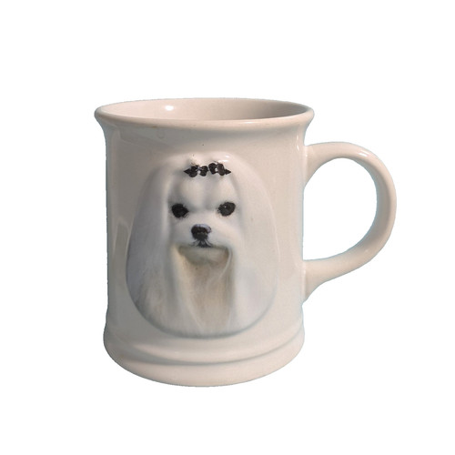 Vintage maltese dog coffee - maltese,