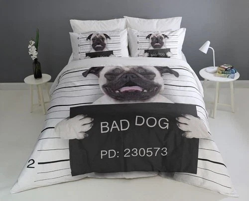 Dogs duvet cover set - 3d,