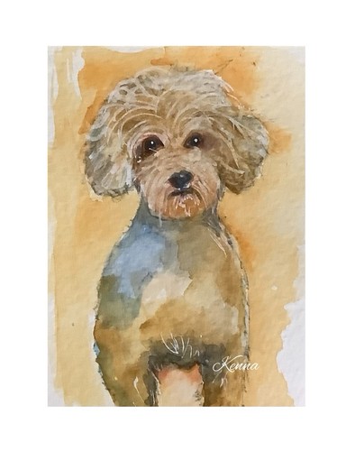 Aceo original painting - painting, by