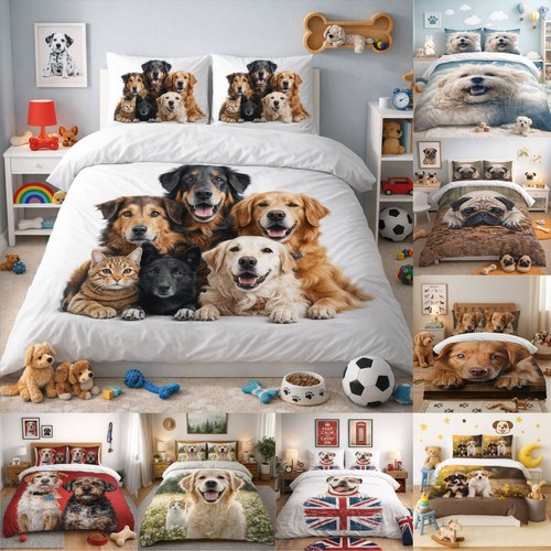Dogs duvet cover - dogs,
