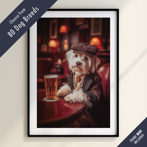 Funny dog drinking - dog, the