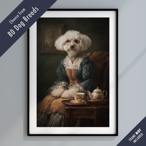 Dressed dog tea - dog, party