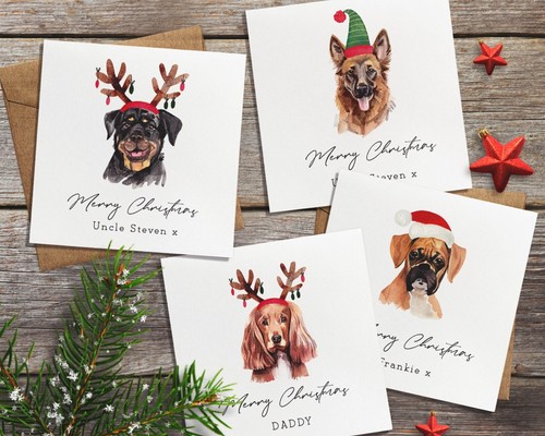 Dog personalised christmas - dog,